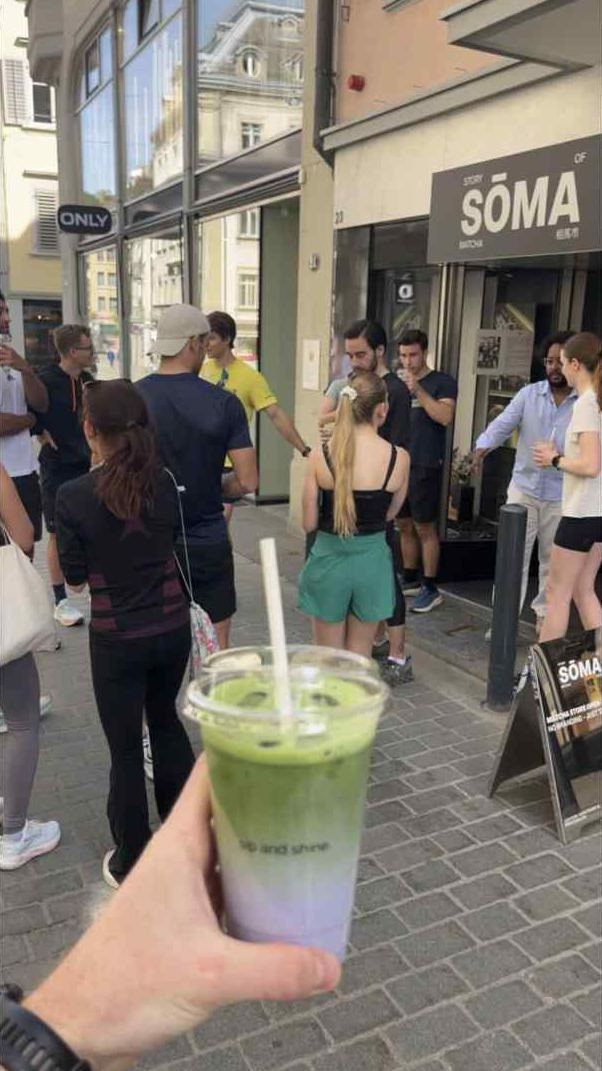Matcha Run stop at SŌMA